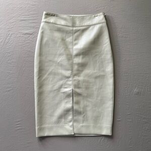 Aritzia Cream Pencil Skirt